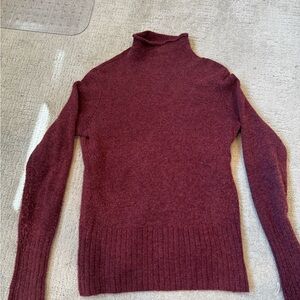 Madewell Burgundy Turtleneck Sweater